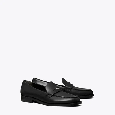 Tory Burch Classic Penny Loafer In Black