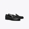 Tory Burch Classic Leather Penny Loafers In Black