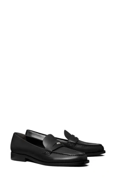 Tory Burch Classic Penny Loafer In Black