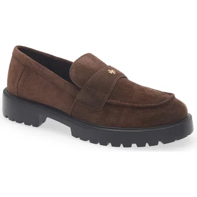 Tory Burch Classic Platform Lug Sole Loafer In Brown