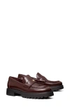 Tory Burch Classic Platform Lug Sole Loafer In Plum