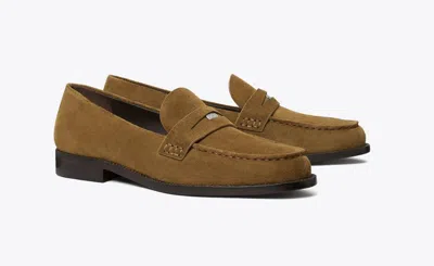 Tory Burch Classic Pleated Loafer In Animal Print