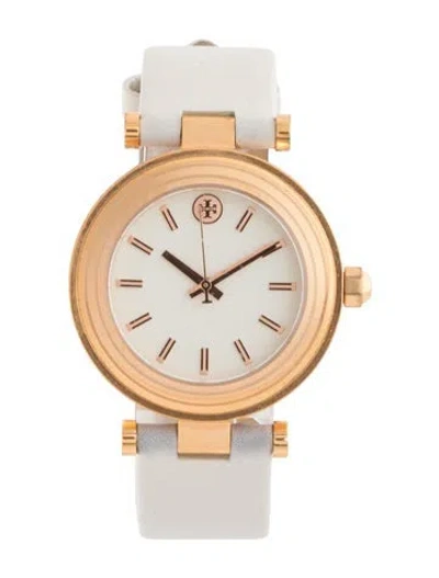 Pre-owned Tory Burch Classic T Watch In Multi