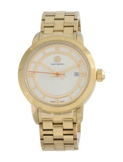 Pre-owned Tory Burch Classic Watch, 37mm In Multi