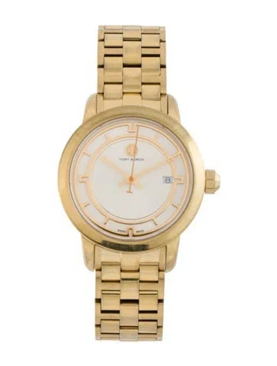 Pre-owned Tory Burch Classic Watch, 37mm In Multi