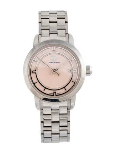 Pre-owned Tory Burch Classic Watch, 37mm In Multicolor
