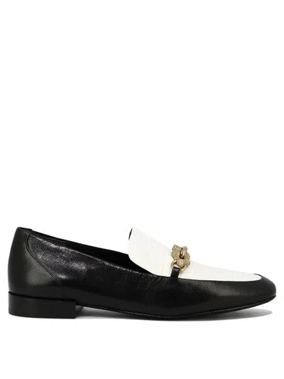 Tory Burch Classy Black Leather Loafers For Women