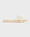 Tory Burch Bubble Jelly Single Strap Slides In New Ivory