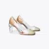Tory Burch Clear Pump In Multi