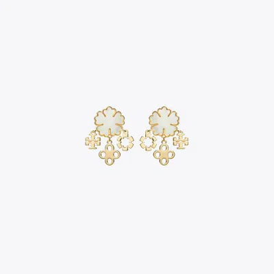 TORY BURCH KIRA CLOVER CLUSTER EARRING
