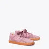 Tory Burch Clover Court Sneaker In Lila/lila/cipria