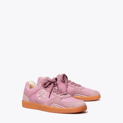 Tory Burch Clover Court Sneaker In Lila/lila/cipria