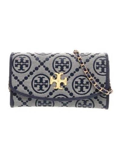 Pre-owned Tory Burch Clutch In Blue