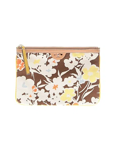 Pre-owned Tory Burch Clutch In Brown