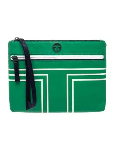 Pre-owned Tory Burch Clutch In Green