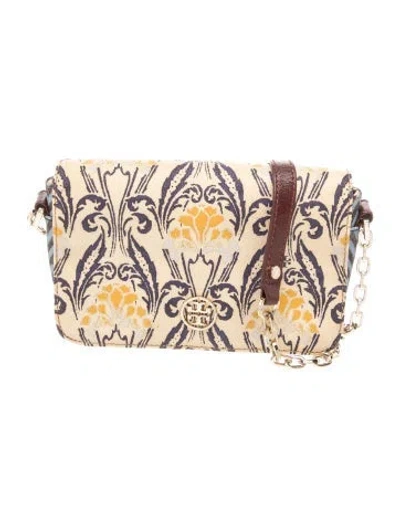 Pre-owned Tory Burch Clutch In Neutrals