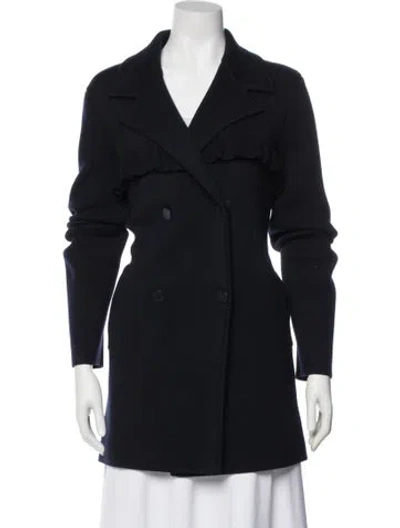 Pre-owned Tory Burch Coat In Black