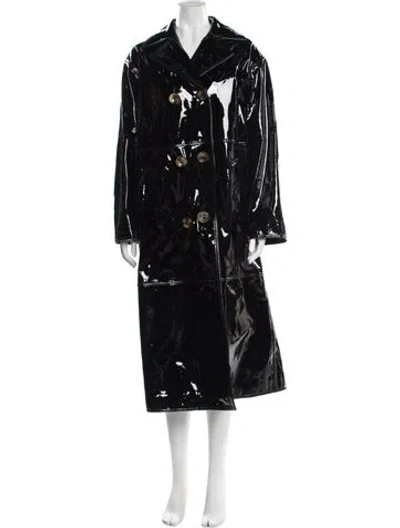 Pre-owned Tory Burch Coat In Black
