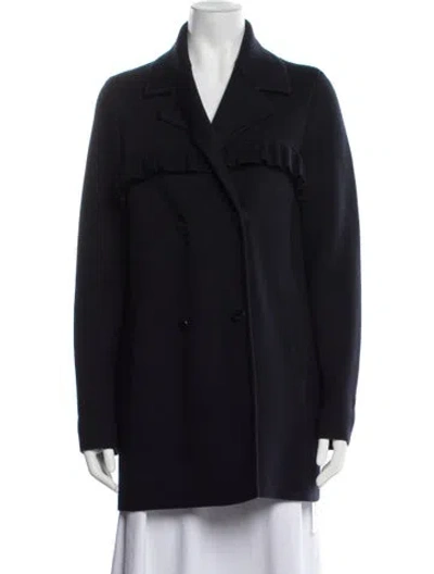 Pre-owned Tory Burch Coat In Black