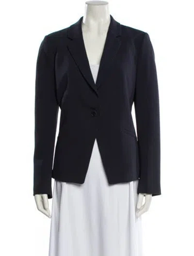 Pre-owned Tory Burch Coat In Blue