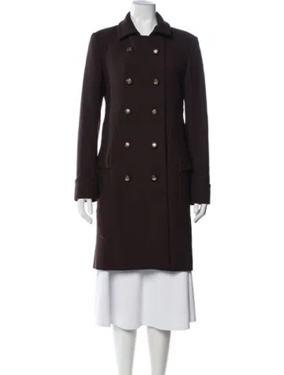 Pre-owned Tory Burch Coat In Brown