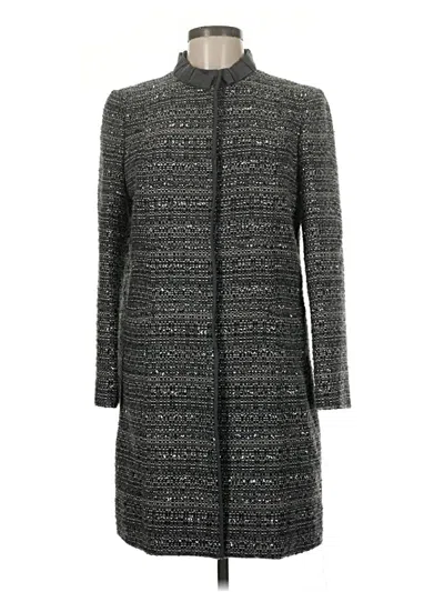 Pre-owned Tory Burch Coat In Gray
