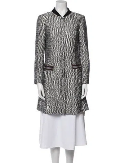Pre-owned Tory Burch Coat In Multi