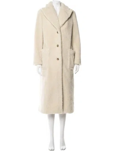 Pre-owned Tory Burch Coat In Neutrals