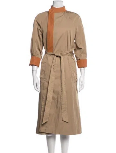 Pre-owned Tory Burch Coat W/ Tags In Neutrals