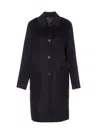 Tory Burch Jacquard T-monogram Coat In Black
