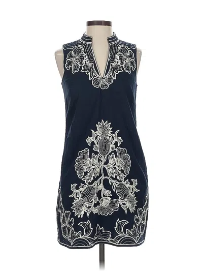 Pre-owned Tory Burch Cocktail Dress In Blue