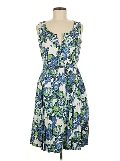 Pre-owned Tory Burch Cocktail Dress In Blue