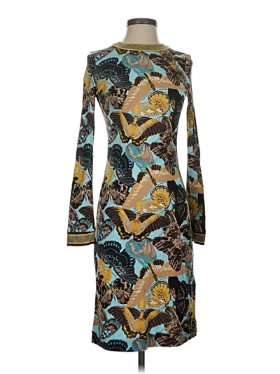 Pre-owned Tory Burch Cocktail Dress In Brown