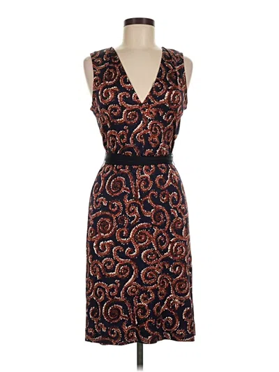 Pre-owned Tory Burch Cocktail Dress In Brown