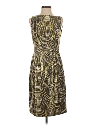 Pre-owned Tory Burch Cocktail Dress In Gold
