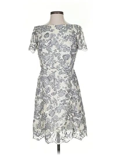 Pre-owned Tory Burch Cocktail Dress In Gray