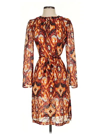 Pre-owned Tory Burch Cocktail Dress In Orange