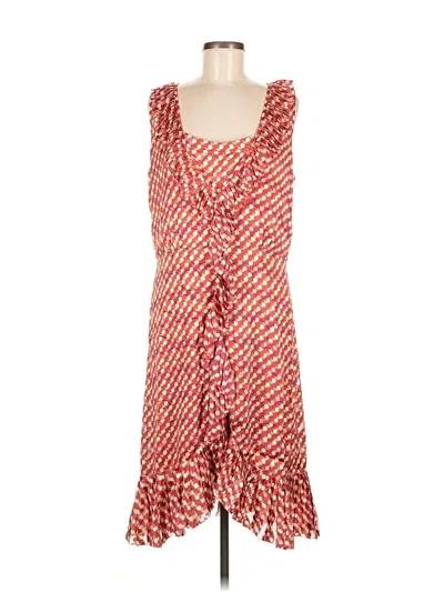 Pre-owned Tory Burch Cocktail Dress In Red