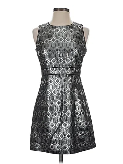 Pre-owned Tory Burch Cocktail Dress In Silver