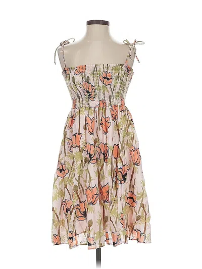 Pre-owned Tory Burch Cocktail Dress In White