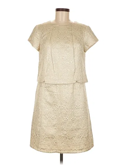 Pre-owned Tory Burch Cocktail Dress In White