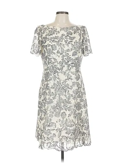 Pre-owned Tory Burch Cocktail Dress In White