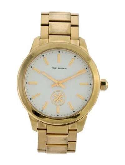 Pre-owned Tory Burch Collins Watch, 37mm In Multi