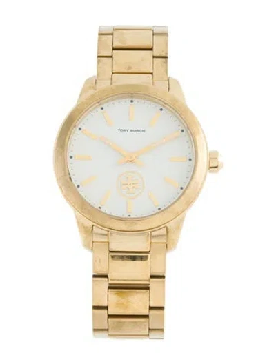 Pre-owned Tory Burch Collins Watch, 38mm In Multi