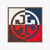 Tory Burch Colorblock Logo Silk Square