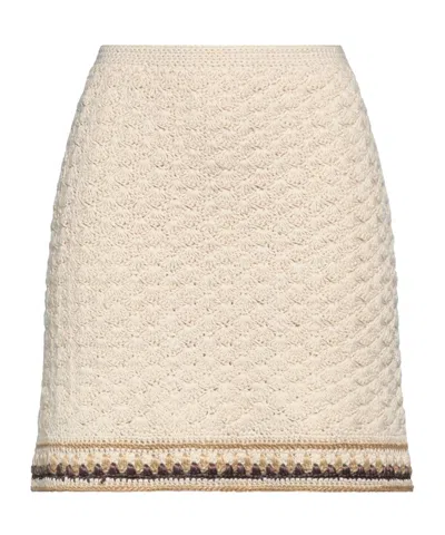 Tory Burch Colorful Knit Aline Skirt In Neutral