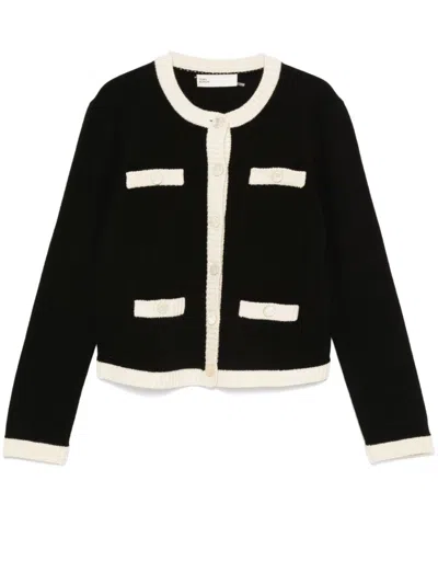 TORY BURCH KENDRA CHUNKY WOOL CARDIGAN