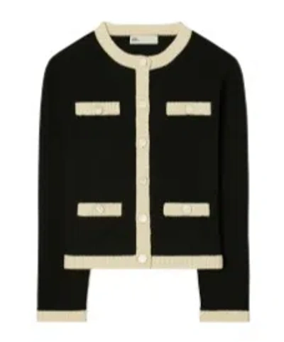 TORY BURCH TORY BURCH KENDRA CHUNKY KNIT CARDIGAN