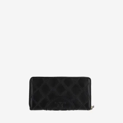 TORY BURCH CONTINENTAL FLEMING LEATHER WALLET