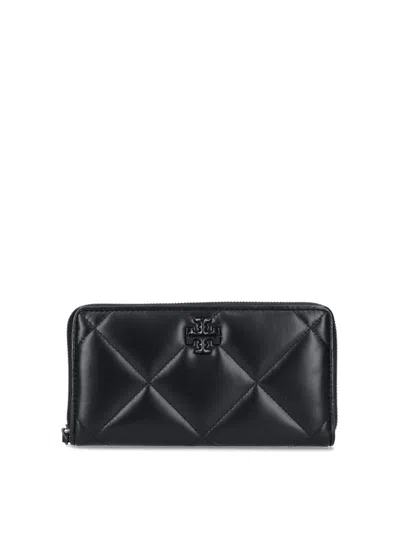 Tory Burch Continental Wallet In Black